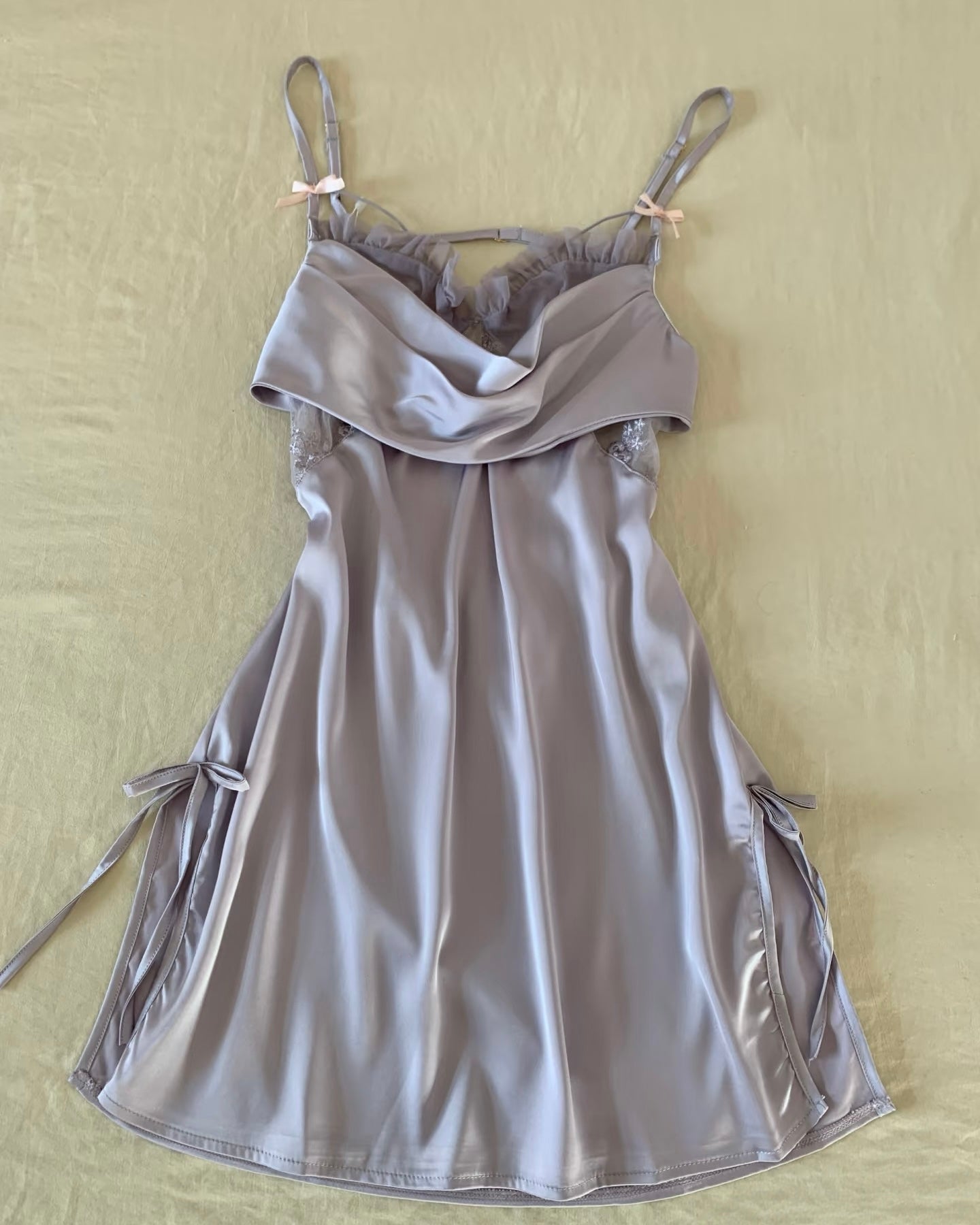 Vivica Lace Nightie in Purple