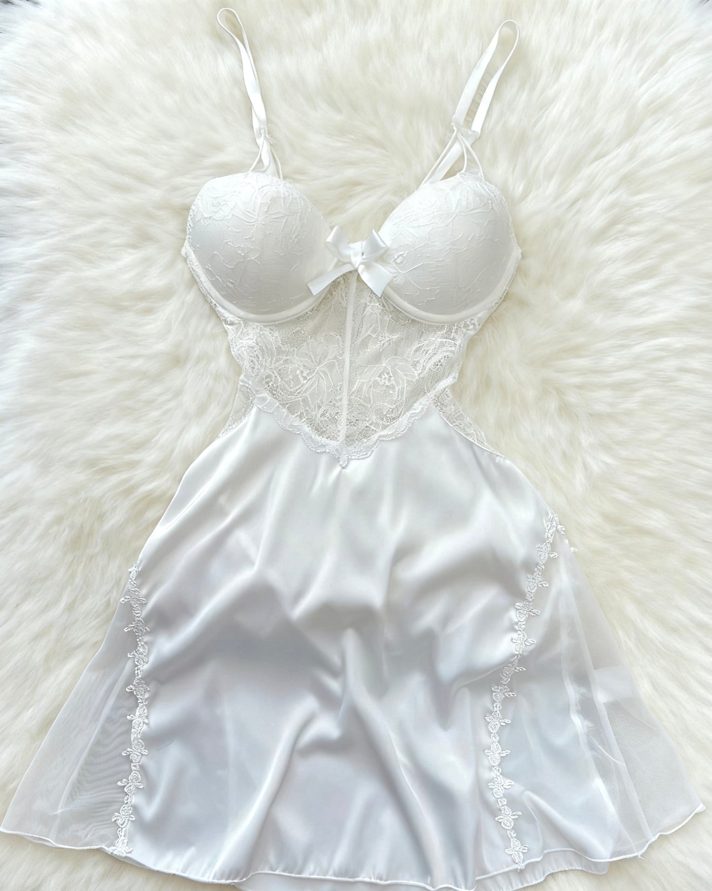 Blossom Corset Nightie Rainbow