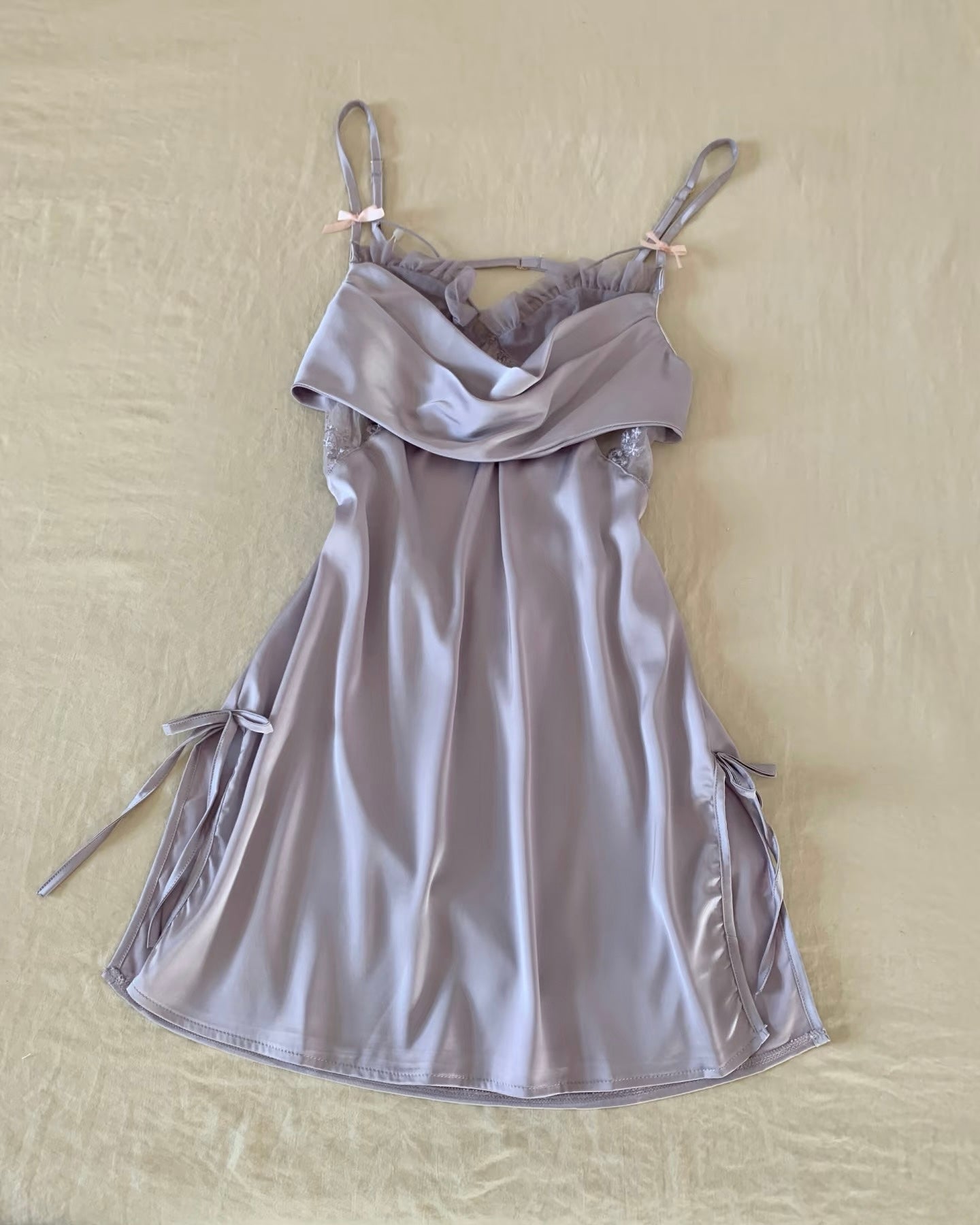 Vivica Lace Nightie in Purple