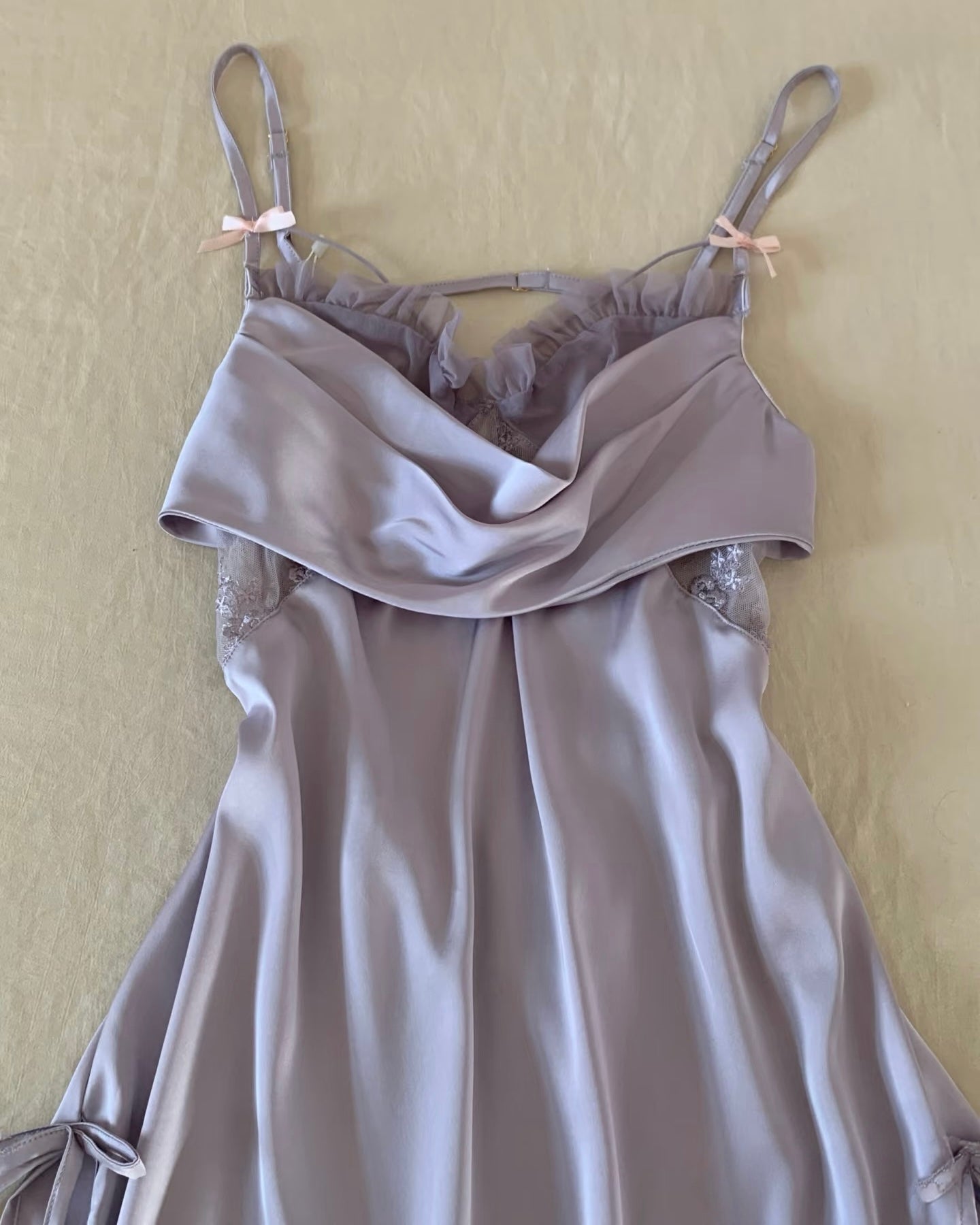 Vivica Lace Nightie in Purple