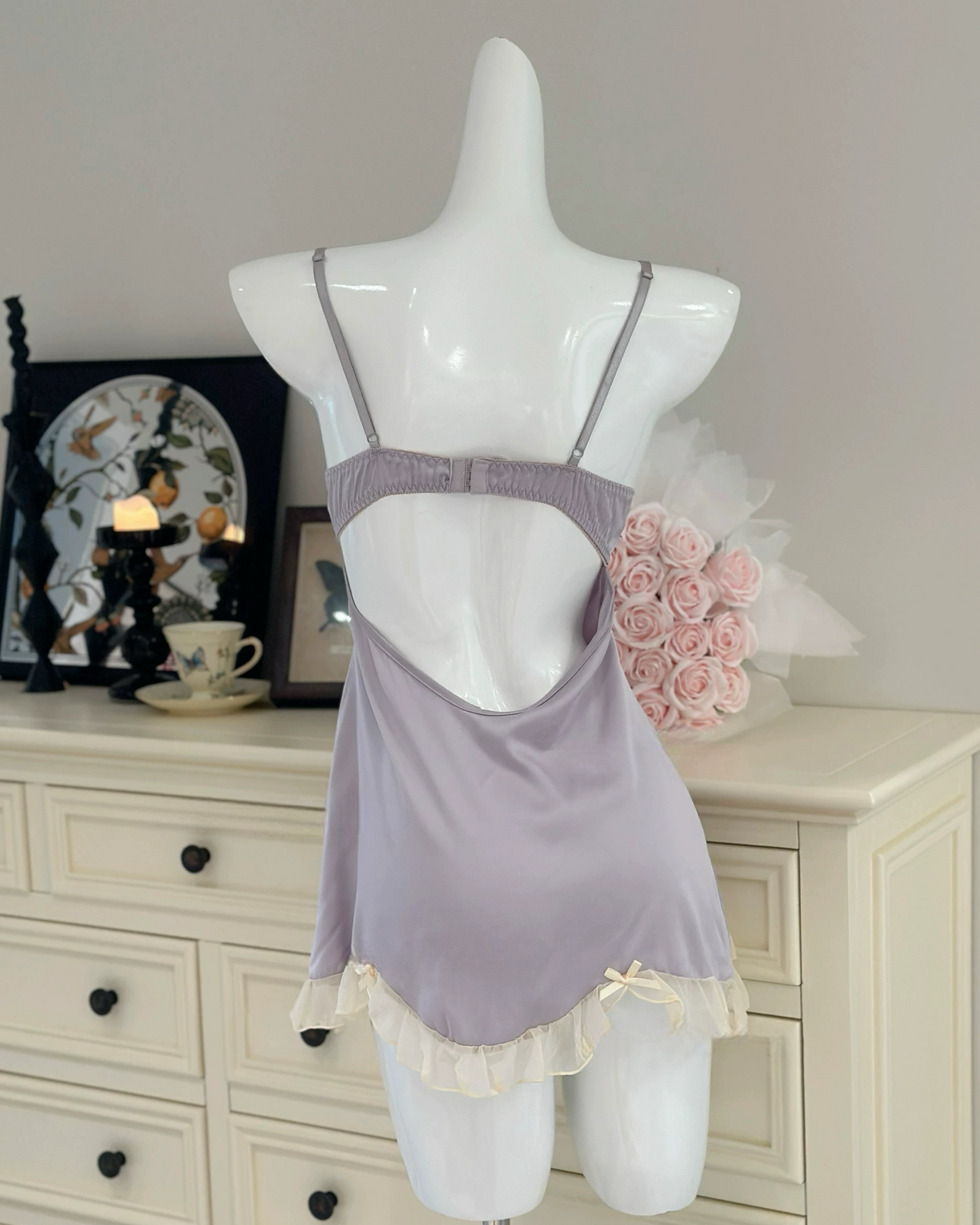 Angelique Underwire Nightie in Purple