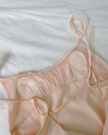 Emmie Satin Nightie Pink