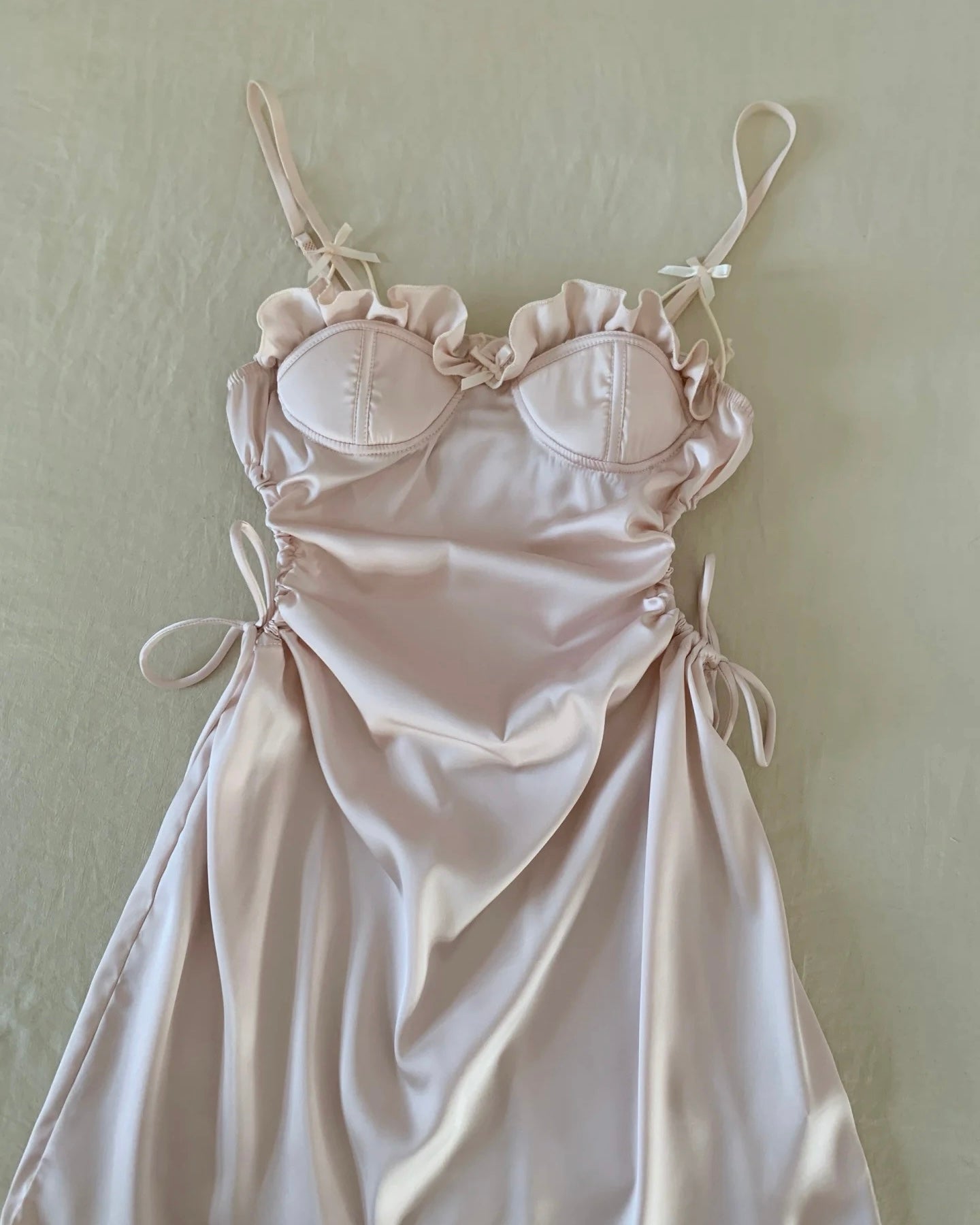 NEW Annalise Cutout Nightie in Champagne Pink