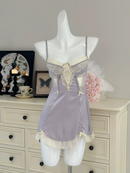 Angelique Underwire Nightie in Purple