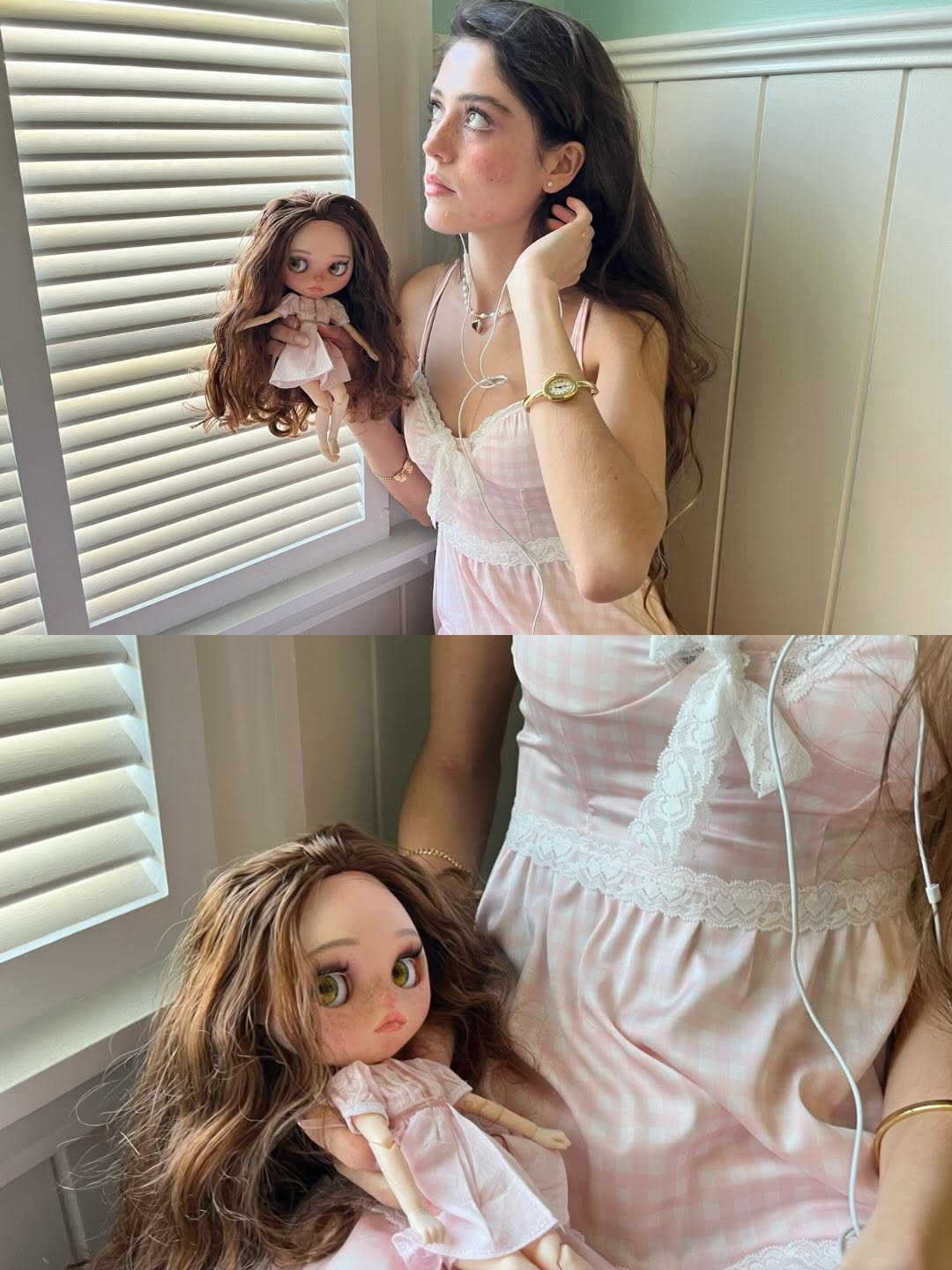 Lovelyn Satin Nightie Pink