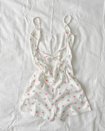 Floral Pointelle Playsuit