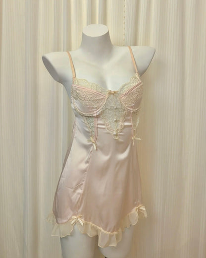 Angelique Underwire Nightie in Baby Pink