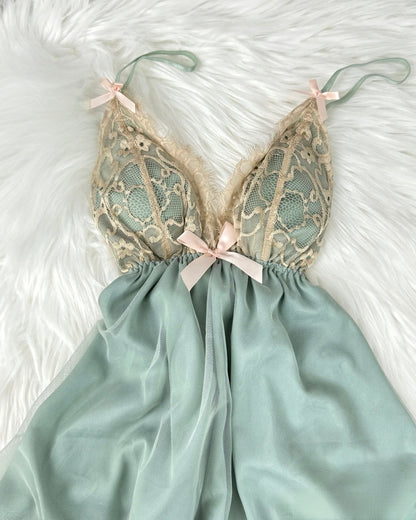 Fairy Princess Chiffon Nightie in Green
