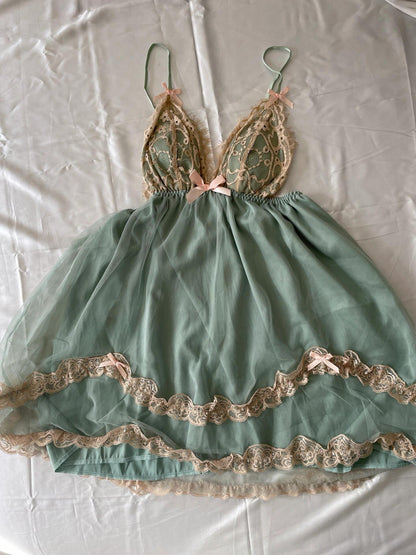 Fairy Princess Nightie Sage Green