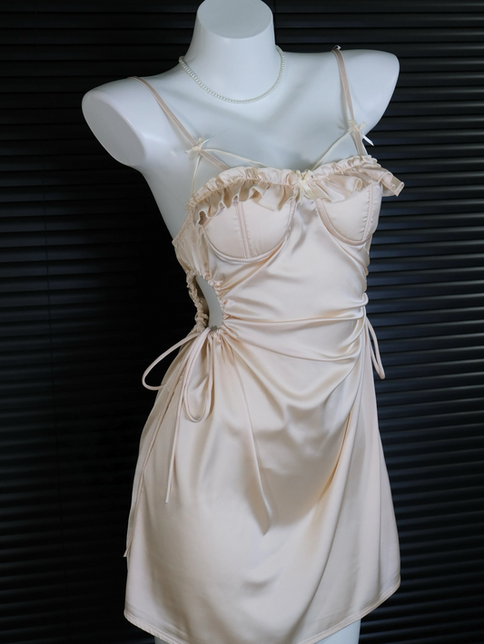 NEW Annalise Cutout Nightie in Champagne Pink