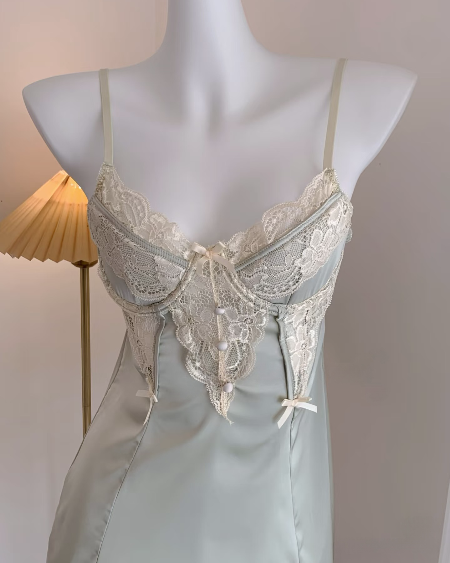 Angelique Nightie Sage Green