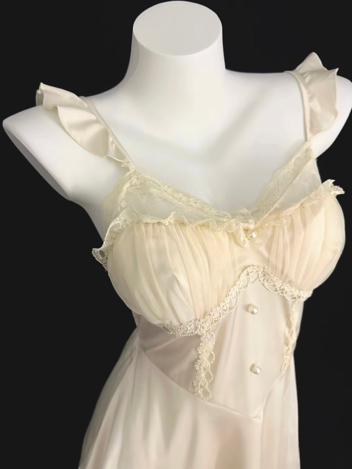 Athena Nightie Champagne Gold
