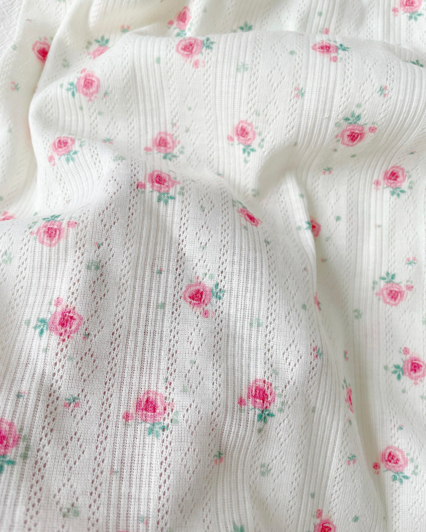 Floral Pointelle Playsuit