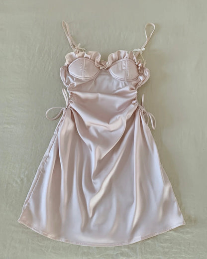 NEW Annalise Cutout Nightie in Champagne Pink