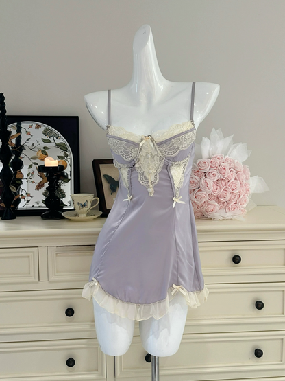 Angelique Underwire Nightie in Purple