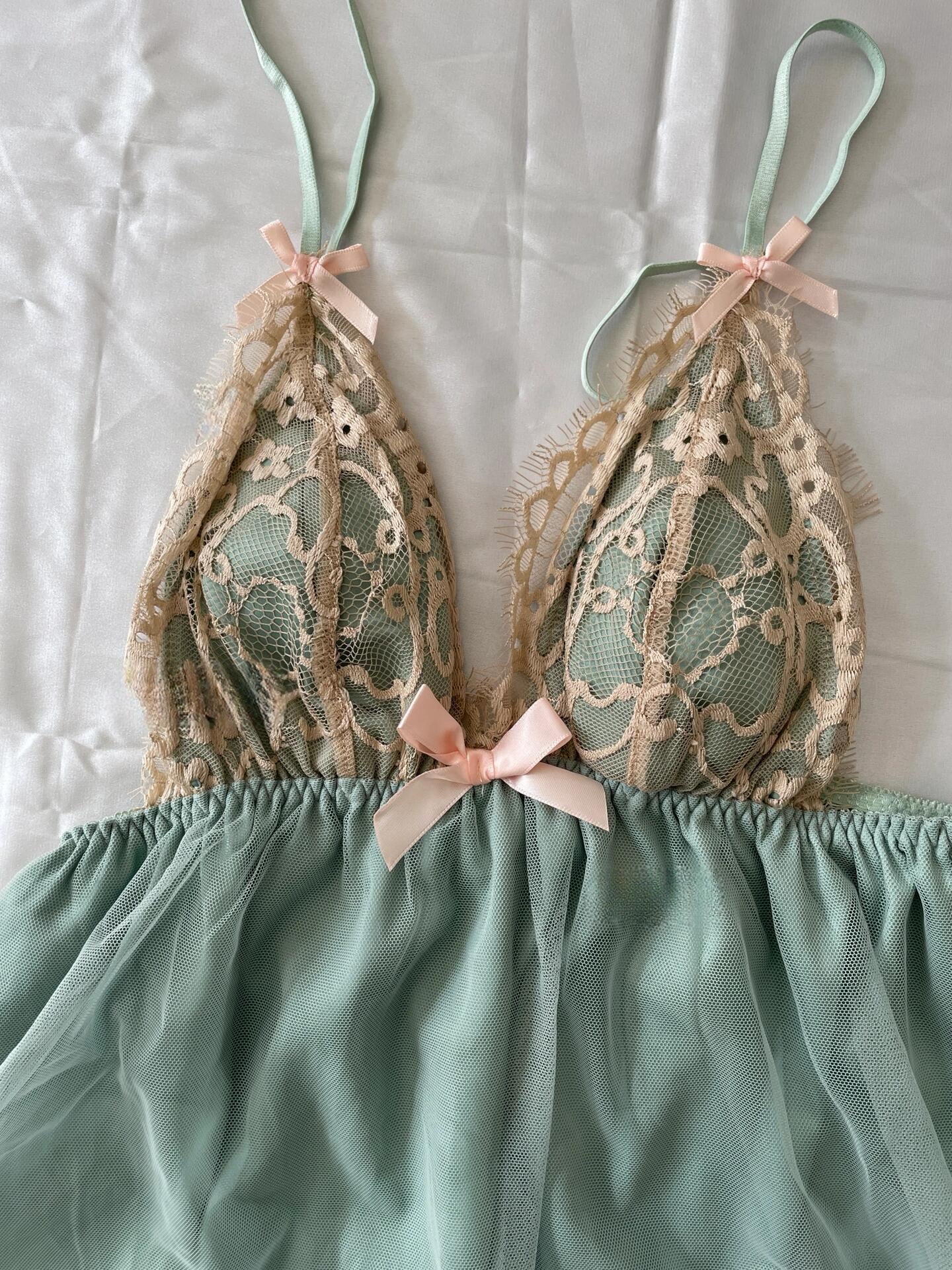 Fairy Princess Nightie Sage Green