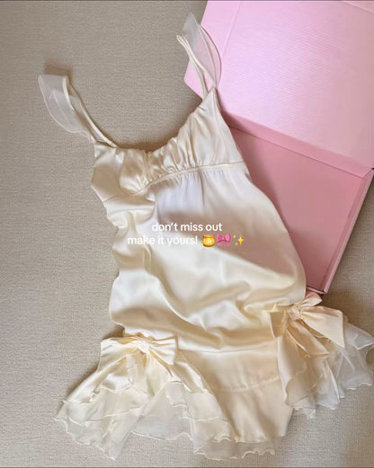Emmie Satin Nightie Butter Yellow