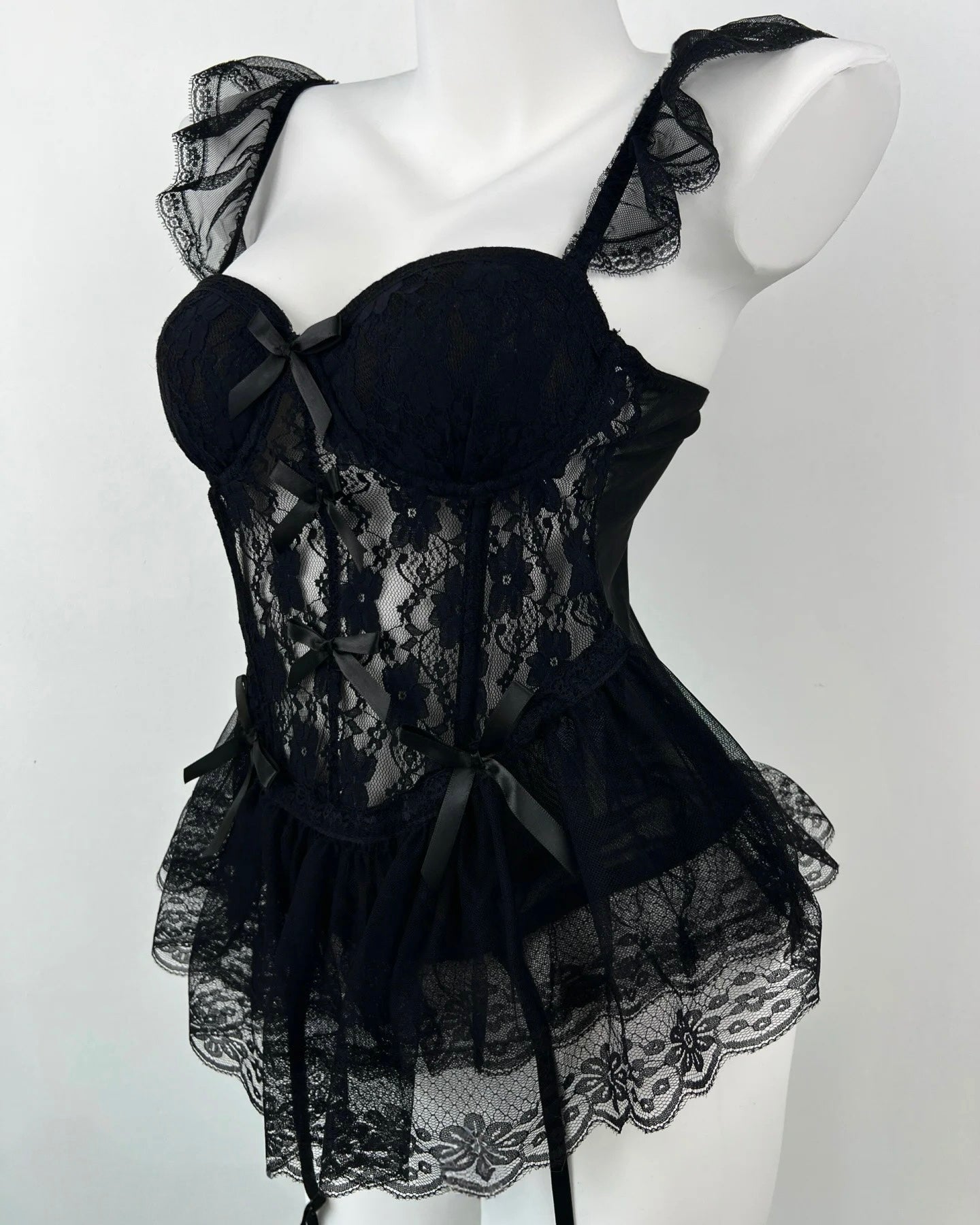 Madison Ballerina Corset in Black