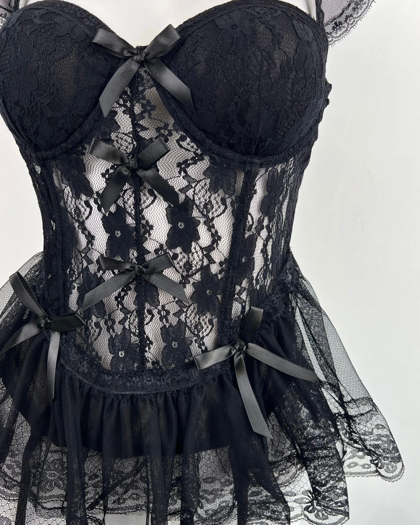 Madison Ballerina Corset in Black