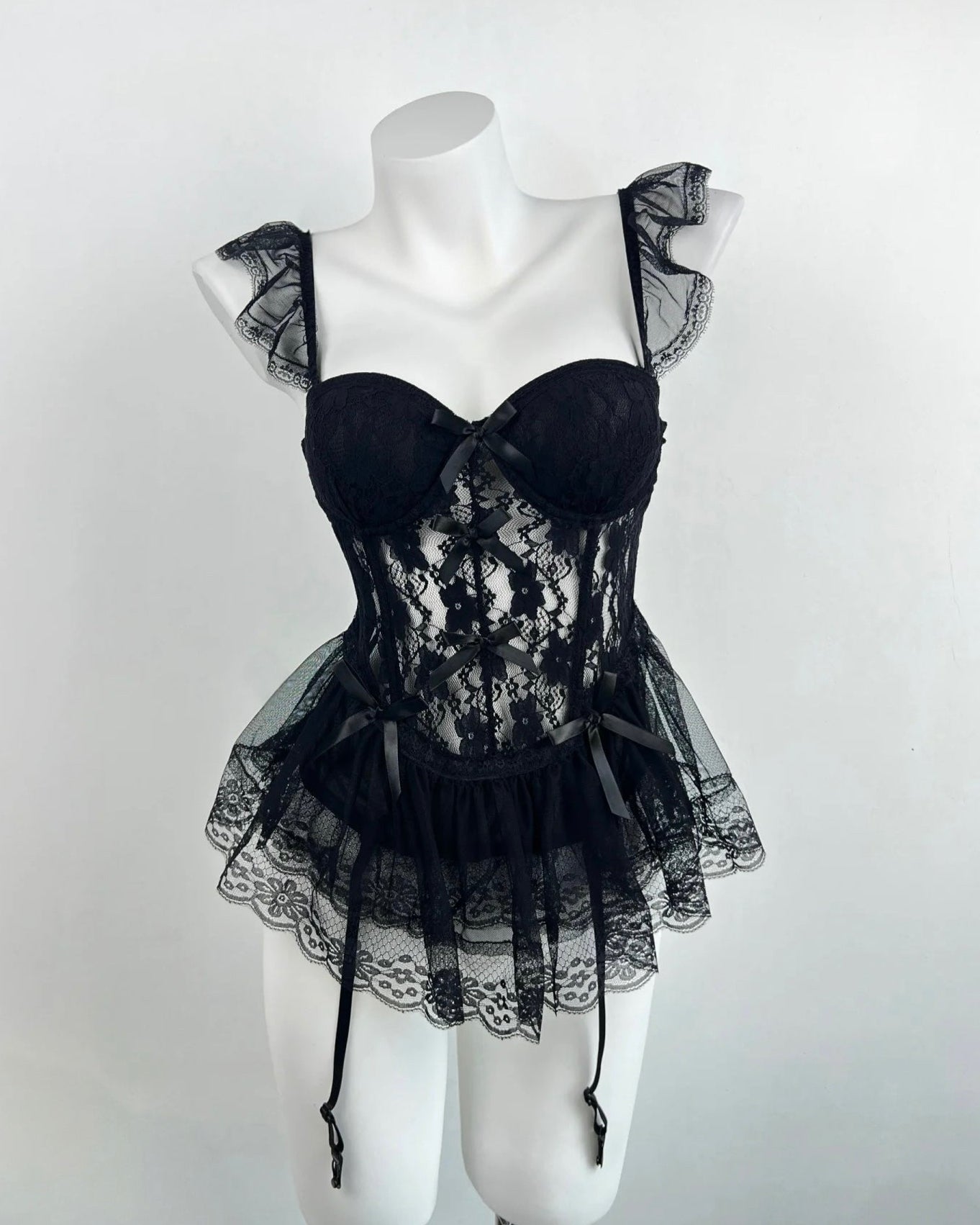 Madison Ballerina Corset in Black