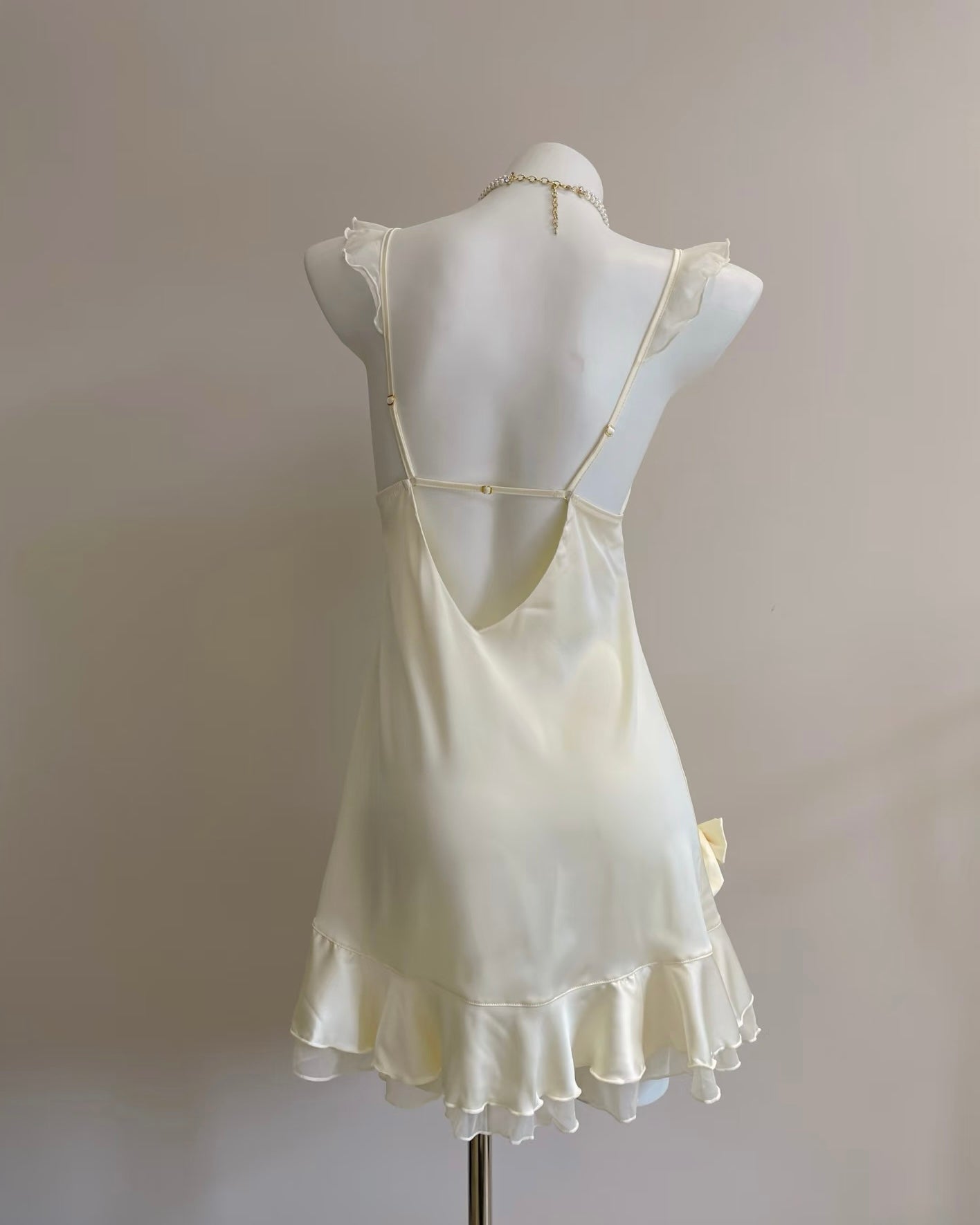 Emmie Satin Nightie Butter Yellow