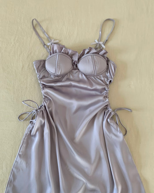 NEW Annalise Cutout Nightie in Purple