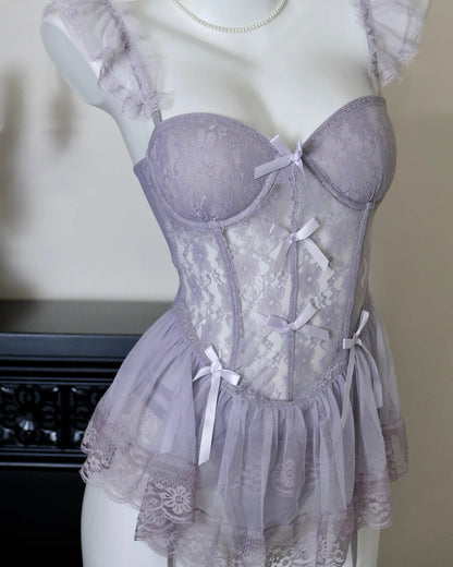Madison Ballerina Corset in Purple