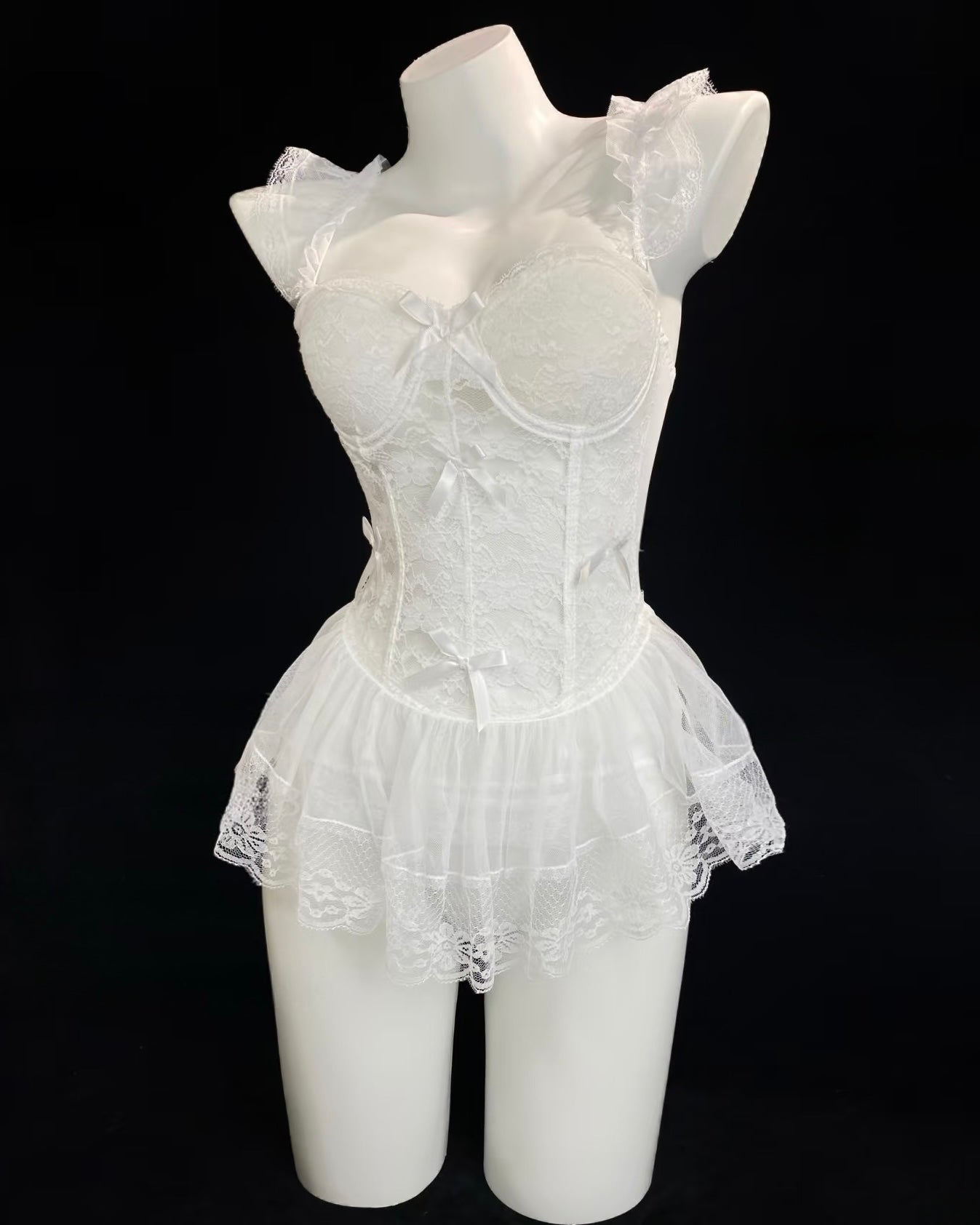 Madison Ballerina Corset in White