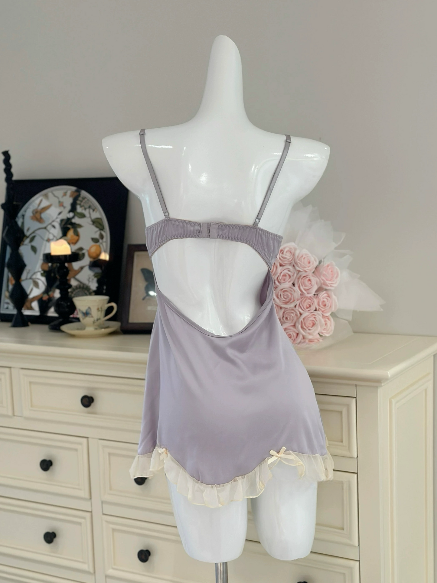 Angelique Underwire Nightie in Purple