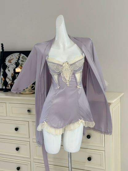 Angelique Underwire Nightie in Purple