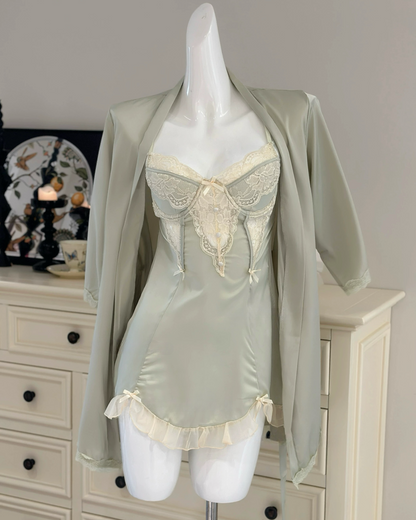Angelique Underwire Nightie in Green