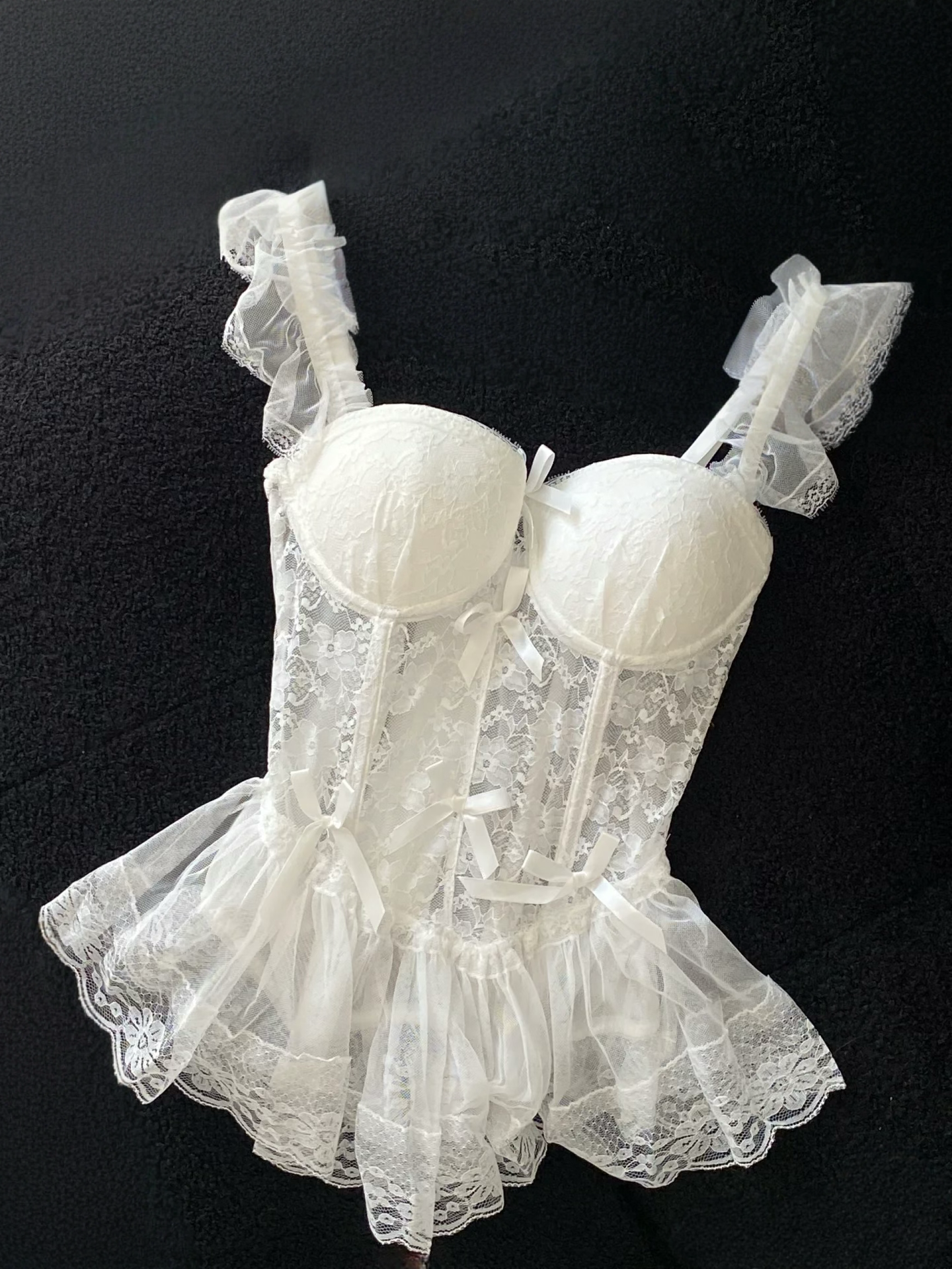 Madison Ballerina Corset in White