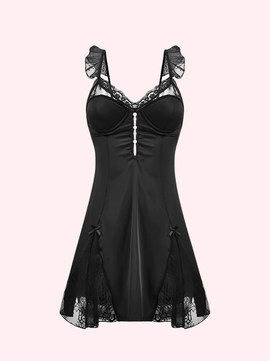 Juliet Nightie Black