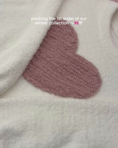 Fluffy Longsleeve Pajama Set