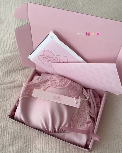 Lisette Satin Nightie Pink